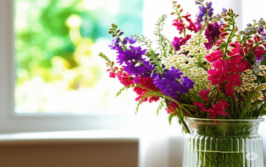 Basket of Flowers on a Table | Aslam Mian